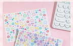 2 types, 20 sheets per pack, Star Date Series, Star Creative Sticker Book, Handbook, DIY Scrapbook, Picture Book C