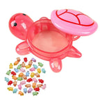 1PC Night Glow Large Turtle+100pcs Mini Luminous Turtles Figurines Resin Craft Glowing Turtle Storage Ornament Landscape Desktop
