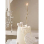 6/12/48pcs/1case Birthday Candles Spiral Cake Candles  Long Thin Cake Candles For Wedding Party And Cake Decoration