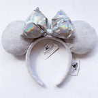 Disney Princess Headband Mickey Ear Rapunzel Sequin Bow Hair Hoop Birthday Gift Girl Accessories Halloween Gift Christmas Jack