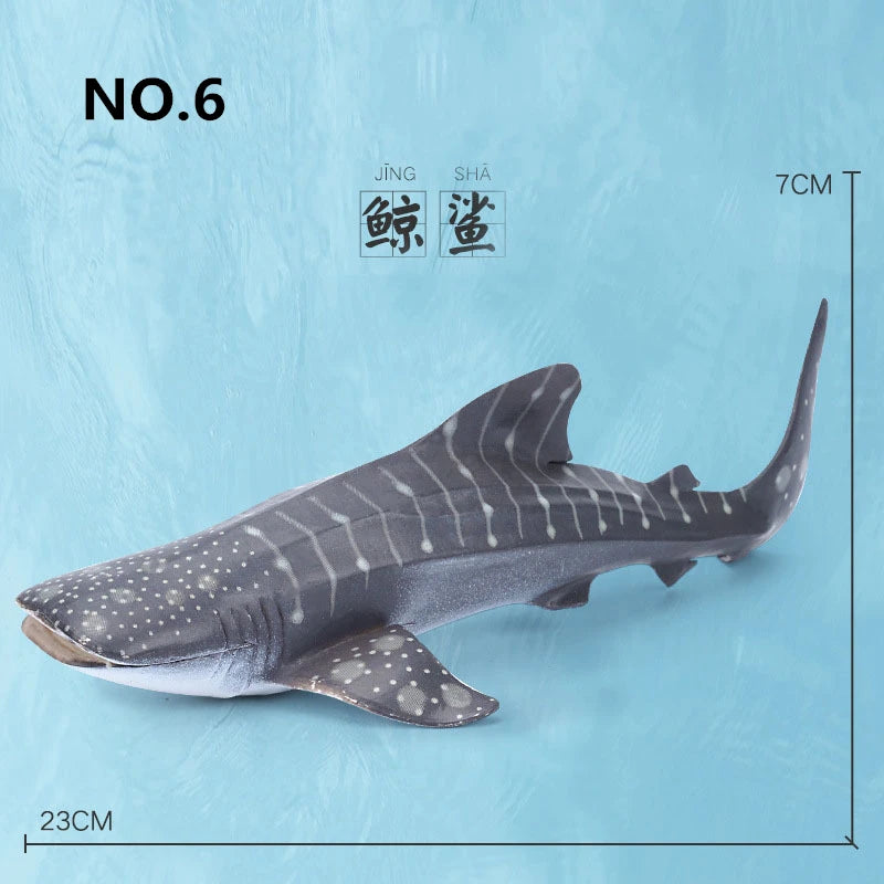12 Styles Simulated Marine Sea Life Whale Shark Model Ocean Animals Dolphin Creative Home Decor Toys For Children Christmas Gift