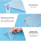 1pcs Multi-Layer Acrylic Display Stand Cake Display Rack High Transparent Trapezoidal Storage Shelf Perfect for Dessert Cupcake
