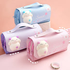 Cute Decompression Pencil Case Large Capacity Storage Bag Back to School Supplies Kawaii Korean Stationery Pen Cases
