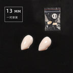 5Pairs Halloween Vampire Teeth Fangs Dentures Prop Party Costume DIY Cosplay Props Decor False Teeth Resin Fangs With Solid Glue
