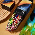 12 Color Oily Colored Pencils Set for Drawing and Sketching