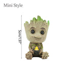 Modern Vases For Flowers Pot Groot Garden Pots Planters Anime Figurines Home Decoration Accessories Office Storage Pen Case