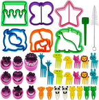 Sandwich Cutters Set for Children Food Cookies Bread Mold Maker Fruit and Vegetable Shapes Cutting Mould Baking Tools for Kids