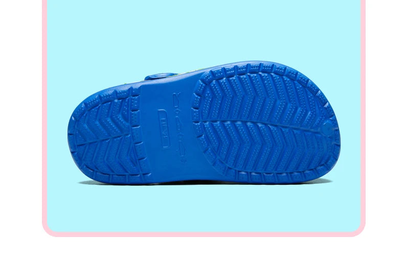 Kids Clogs Garden Shoes Boys Girls Unicorn Dinosaur Beach Flat Sandals Slippers Children Sandals Anti Skid Slipper Summer Hole