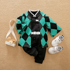 Baby Girl Boy Costume Anime Clothes Newborn Romper Infant Luffy Akatsuki Vegeta Cosplay Jumpsuit Toddler Halloween Costume 0-18M