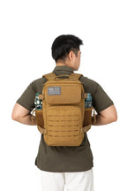 25L Tactical Backpack Outdoor Bag Fitness Backpack MOLLE Backpack Women's/Men's Hiking Survival Backpack Men's Dual Cup Holder