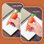 Judy & Nick Carrot Voice Recorder Electronic Sound Toy Can Write Graffiti Ballpoint Pen Novelty Voice Recorder Pen Gift