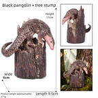 Oenux Realistic Wildlife Animal Model Beaver Badger Wolverine Anteater Pangolin Figurine  Simulation Cognitive Educational Displ