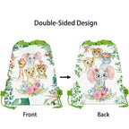 1pc Non Woven Drawstring Bag Birthday Party Gift Bag for Boys Girls Shoulder Storage Bag Multiple Themed Parties to Choose from