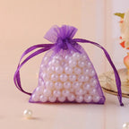 Colorful Organza Gift Bags for Jewelry and Party Decor