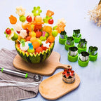 Sandwich Cutters Set for Children Food Cookies Bread Mold Maker Fruit and Vegetable Shapes Cutting Mould Baking Tools for Kids