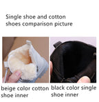 Kids Leather Chelsea Boots Waterproof Children Sneakers Beige Toddler Snow Boots Girl Winter Shoe Boy