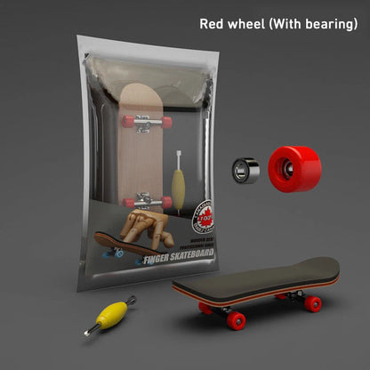 Maple Wood Finger Skateboard Toy | Mini Puzzle & Anti-Stress Gift