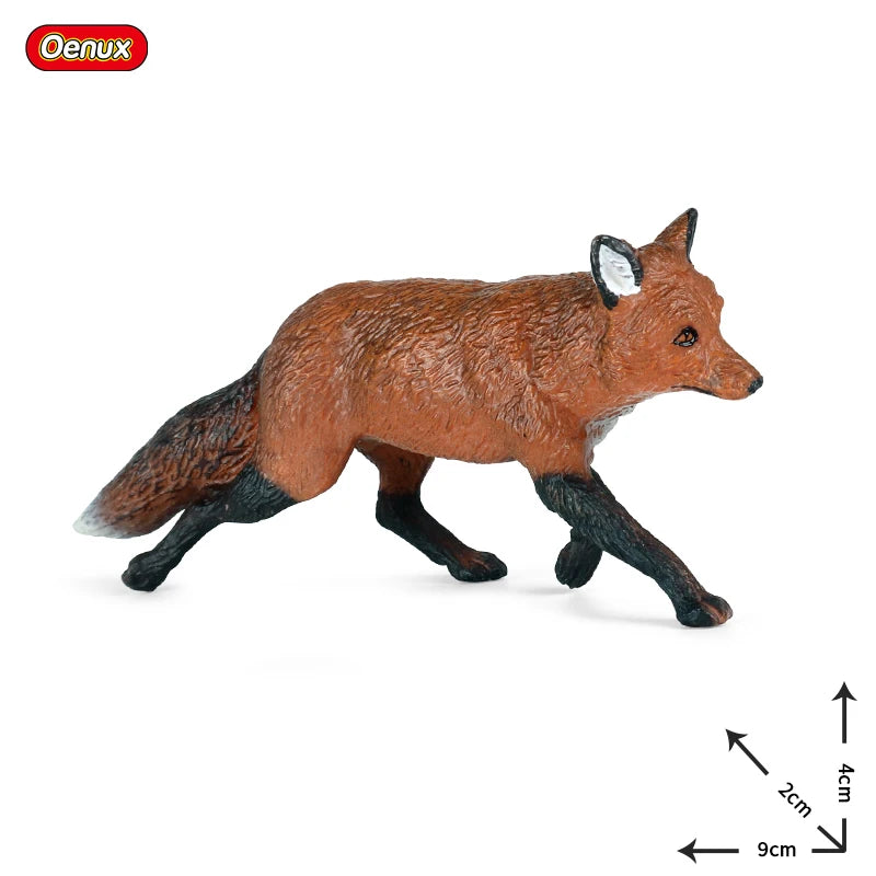 Oenux New Wild Animals Forest Orangutan Pigeon Hedgehog Aardvark Capybara Action Figure Model Figurines PVC Collection Kids Toy