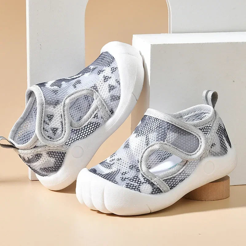 Kids Air Mesh Sandals Lightweight First Walker Shoes for Toddlers