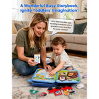 Montessori Toy Busy Board Giraffe Busy Book Preschool Learning Educational Quiet Book Sensory Travel Toy for Baby 3 4 5 6 Ages