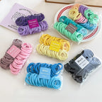 50/Set Colorful Elastic Hair Bands Children Girl Ponytail Holder Elastic Rubber Bands For Women Hair Accessories Headband