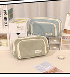 Large Capacity Simple and Versatile Japanese Pencil Case Stationery Box for Female Primary School Students, Junior High School S