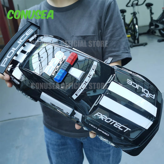 1/12 RC Police Racing Car with Lights – Drift Remote Control Toy
