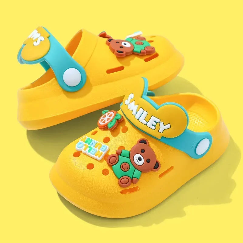 Baby Cartoon Summer Sandals Anti Slip Beach Shoes for Infants