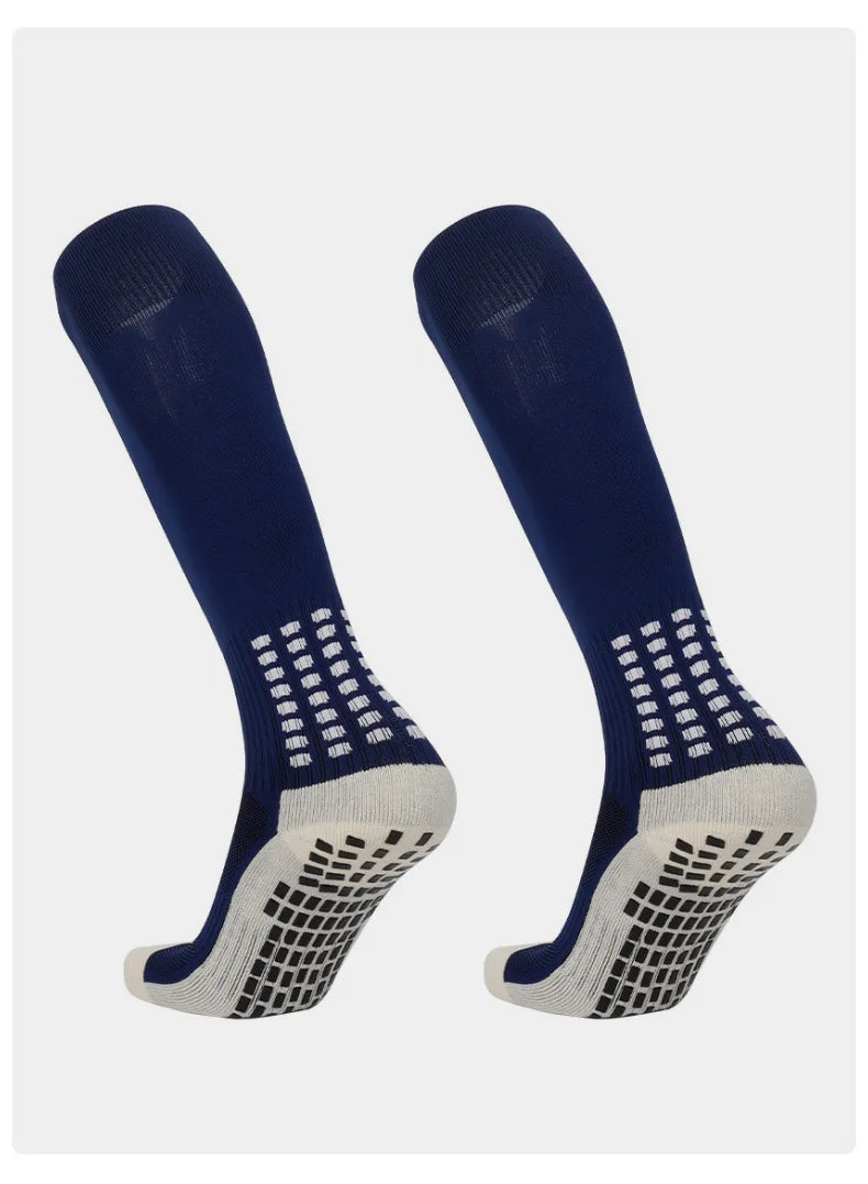 New Long Football Socks Silicone Suction Cup Grip Anti Slip Soccer Socks Sports Men Women Baseball Rugby Socks