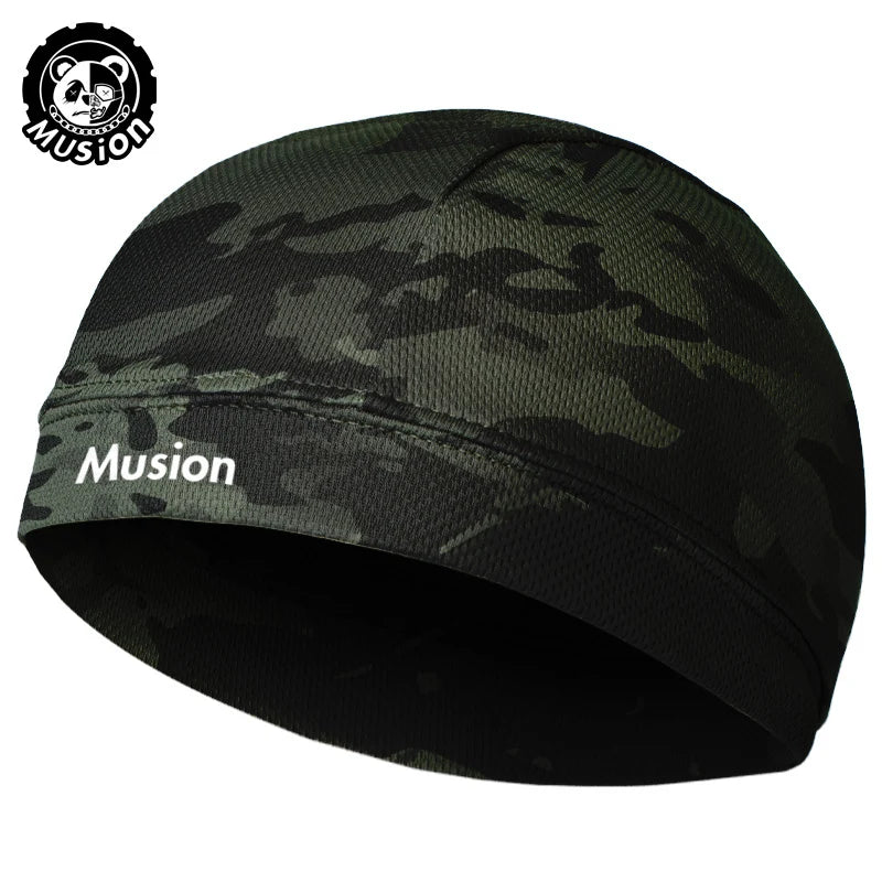 Musion Original Design Motorcycle Head Cover Helmet Cap  Moisture Wicking Dry Fit Skull CapHelmet Inner Helmet for Cycling