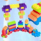 100pcs Large Particle Children's Building Blocks, Educational Assembly Toy for Intelligence Development
