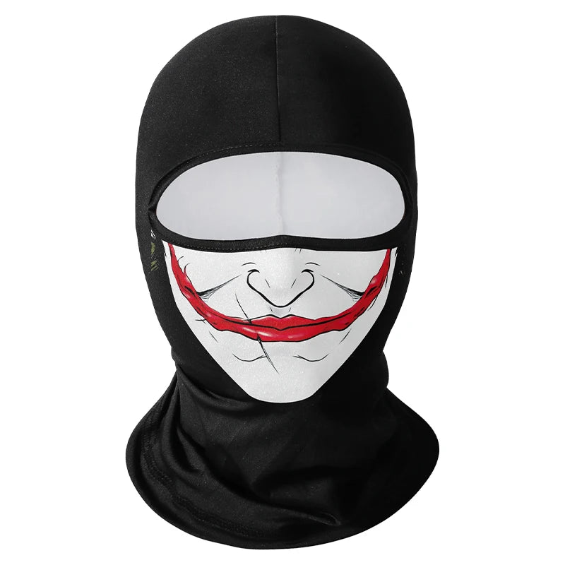 Cycling Mask Skull Quick-drying Sunscreen Balaclava Men's Motorcycle Elastic Helmet Lined Ghost Full Face Windproof Headgear