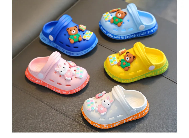 Kids Cartoon Summer Sandals Soft Garden Shoes for Children