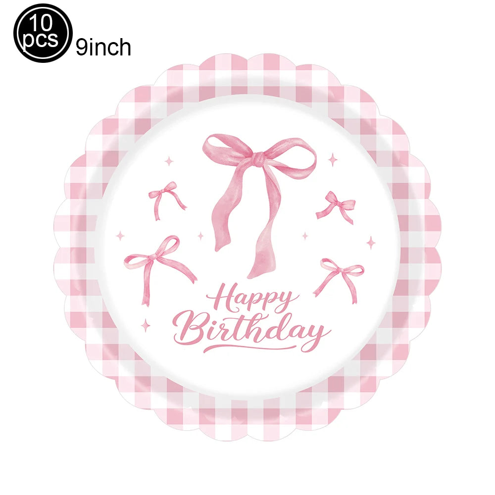 Pink Bow Cupcake Liners Coquette Bow Cupcake Wrappers Baking Cups for Baby Shower Wedding Bridal Showers Birthday Party Decors