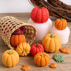 Autumn Candle Silicone Mold DIY Handmade Lemon Cinnamon Star Anise Nuts Pumpkin Molds Plaster Resin Chocolate Cake Decor Supplie