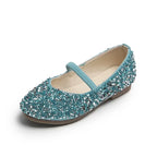2026 Spring 1 to 12 years old girls dress shoes Beauty Pointed Toe Teen Girl Leather Shoes Bling Princess Wedding Shoes F12131