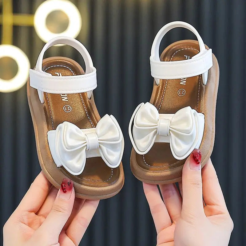 Girls Bow Princess Sandals Stylish Summer Shoes for Kids