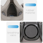 6200 Half Face Dust Mask – 503 5N11 Particle Filters & Goggles Set