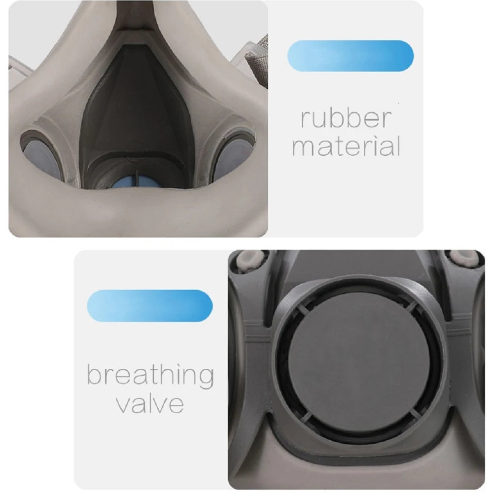6200 Half Face Dust Mask – 503 5N11 Particle Filters & Goggles Set