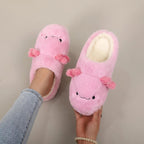 A Pair of Brown Plush Capybara Animal-Patterned Furry Home Slippers with Soft Soles, Comfortable and Warm, Non-Slip Indoor Slippers Suitable for Men and Women, Lightweight, Silent, and Comfortable Shoes, the Perfect Holiday G