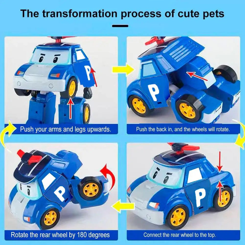New Upgrade Robot Deformation Transformation  Anime Action Figure Cartoon Kids Toy For Children Car Model Airplane Gift Toys Rob