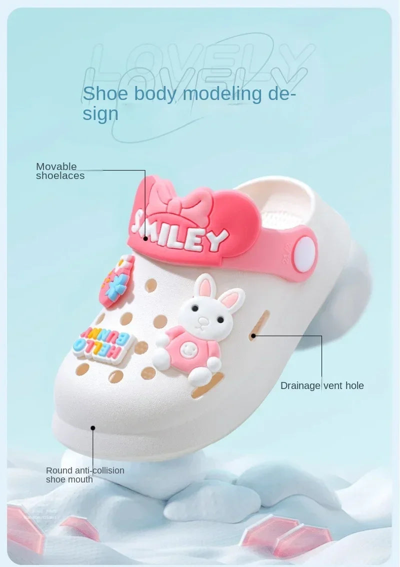Baby Cartoon Summer Sandals Anti Slip Beach Shoes for Infants