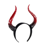 Demon Horns Headpiece Cosplay Animal Antelope Cow Devil Headwear Halloween Headdress Carnival Party Costumes Props Gifts