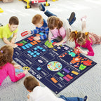 Farm Animals Felt Story Busy Board 4-in-1 Learning Activity Set