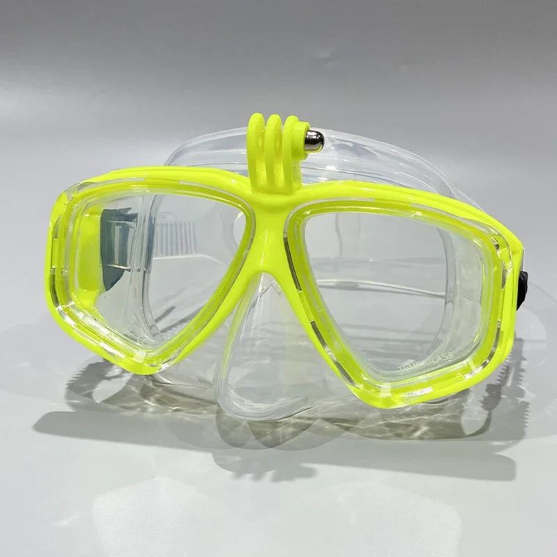 Professional Underwater Diving Mask Scuba Diving Goggles Are Suitable for GoPro Small Sports Camera All-dry Diving Glasses