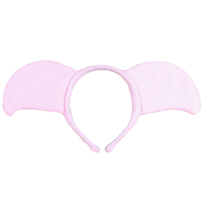 Cute Cartoon Animal Headgear Cosplay Anime Frog Monkey Tiger Masquerade Halloween Party Props Kawaii Cat Headband Birthday Gifts