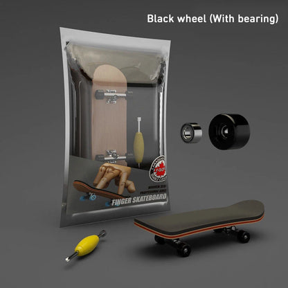 Maple Wood Finger Skateboard Toy | Mini Puzzle & Anti-Stress Gift