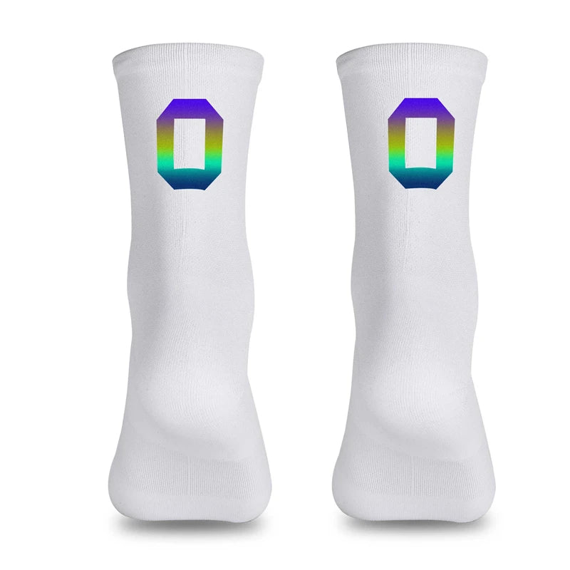 WEST BIKING Professional Cycling Breathable Socks Bicycle Racing Compression Socks Men Soccer Basketball Sports Reflective Socks