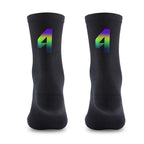 WEST BIKING Professional Cycling Breathable Socks Bicycle Racing Compression Socks Men Soccer Basketball Sports Reflective Socks