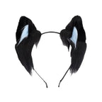 1pcs Cat ear headband Cute plush hairband Holiday dress up Christmas animal Ear hoop Children's hair accessories
